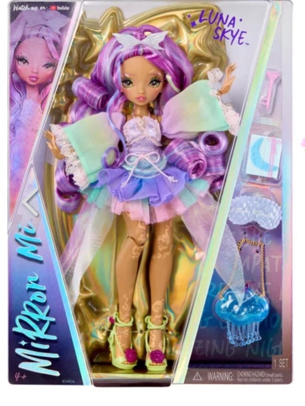 MGA Mirror Mi Luna Skye Fashion Doll - Dreamy Emotion - NIB Brand New Sealed